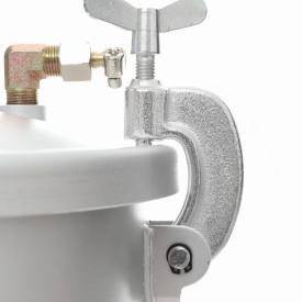 Agregat de vopsire pneumatic 8L KraftDele KD1653 cu rezervor din aluminiu, regulator de presiune și manometru - Img 6