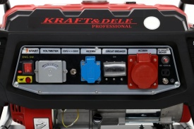 Agregat generator curent trifazat KraftDele KD137, 3000W, 230V/380V/12V, motor 4 timpi 7 KM, rezervor 15L - Img 10