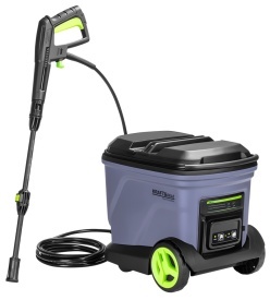 Aparat de spălat cu presiune cu acumulator KraftDele KD5372, rezervor 20L, 700W, 42V, 200 bar, 260 l/h