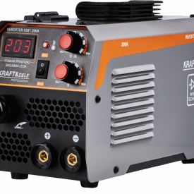 Aparat de sudură inverter KraftDele MIG/MMA 200A KD1872 cu afișaj digital și reglaj 40-200A
