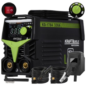 Aparat de sudură invertor KraftDele KD1784, 330A, MMA și TIG Lift, cu VRD și reglaj 20-330A - Img 2