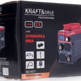 Aparat de sudură invertor MMA 300A KraftDele KD1871, IGBT, LCD, compact și ușor pentru oțel, inox și metale neferoase - Img 11