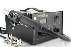 Aparat de sudură pentru plastic 2 în 1 KraftDele KD854, cu 4 duze, pentru reparații precise și încălzire controlată - Img 2
