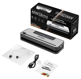 Aparat de vidat și sigilat pungi KraftDele KD4234, 150 W, bară 30 cm, presiune -70 kPa, pentru ambalare alimentară - Img 12