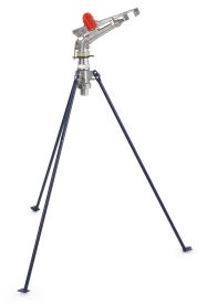 Aspersor agricol Mar-Pol 360° cu 2 duze, racord 2 inch, pe stativ pliabil cu 3 picioare, pentru irigarea culturilor - Img 10
