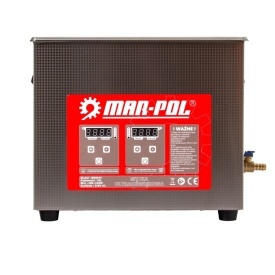 Baie ultrasonică Mar-Pol 10L M90076 pentru curățare precisă a pieselor, componentelor și obiectelor cu forme dificile - Img 2