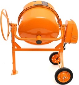 Betonieră electrică KraftDele KD493, 230 L, 1350 W, 230V, cu roți de transport și cuvă din oțel pentru beton, mortar și tencuieli - Img 7