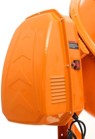 Betonieră electrică KraftDele KD494, 260 L, 1400 W, 230 V, cu roți de transport și roată de înclinare - Img 10