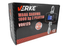 Cântar suspendat electronic VERKE 1000 kg cu telecomandă și afișaj LCD iluminat - Img 7