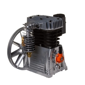 Cap compresor aer 2 pistoane în V BJC Z2090 – profesional, cilindri fontă, debit 600 l/min, fulie inclusă