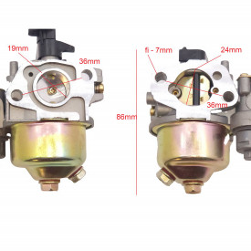 Carburator motor 5.5CP motopompa de apa 2-3" 4 timpi NR.1631 - Img 1