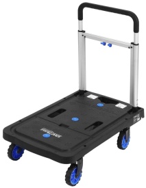 Cărucior pliabil de transport cu platformă KraftDele KD3093, capacitate 150 kg, pentru depozit, firmă și uz gospodăresc - Img 4