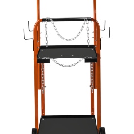 Cărucior universal pentru sudură KraftDele KD372, suport aparat de sudură și butelie, capacitate 70 kg - Img 3