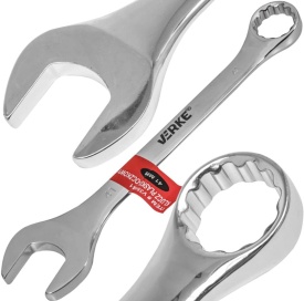 Cheie fixă combinată 41 mm MaxRom, crom-vanadiu, finisaj polisat, profil 12 puncte, pentru service auto și vulcanizare - Img 1