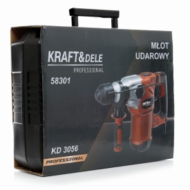 Ciocan rotopercutor SDS-Plus KraftDele KD3056, 2400W, 8J, 0-800 rpm, 0-3900 lovituri/min - Img 11