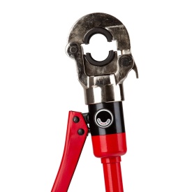 Clește de sertizat hidraulic Mar-Pol M55915C, 12T, pentru țevi PEX, cu matrițe U, TH și V, cap rotativ 360° - Img 2