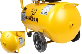 Compresor aer Mar-Pol Huragan 50L, 2,2 kW, 230V, 8 bar, 216 l/min, cu reductor și două manometre - Img 3