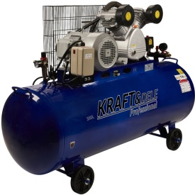 Compresor de aer cu ulei KraftDele KD4061, 300L, 2 pistoane, 400V, 5,5 kW, 820 l/min, cu separator ulei și apă - Img 11