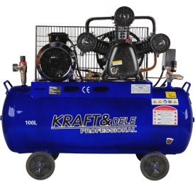 Compresor de aer cu ulei KraftDele KD4066, rezervor 100L, 4.1 kW, 650 l/min, 8 bar, alimentare 400V - Img 5