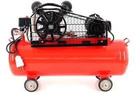 Compresor de aer cu ulei KraftDele KD407, 200L, 2 pistoane, 400V, transmisie pe curea, 8 bar, pentru atelier și aplicații intensive - Img 4