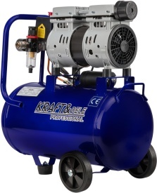 Compresor de aer fără ulei KraftDele KD4099, 24L, 1200W, debit 220 l/min, mobil pentru garaj, atelier și unelte pneumatice - Img 6