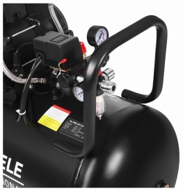 Compresor Fără Ulei 100L 2x2200W 585L/min – Putere Industrială pentru Atelier & Stomatologie | KraftDele KD4083 - Img 9