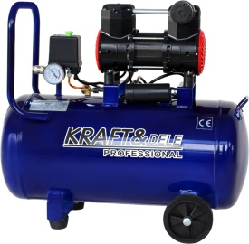 Compresor Fără Ulei 50L 1500W 8 Bar – Silențios, Aer Curat, Ideal pentru Atelier & Barbershop | KRAFT&DELE KD4092