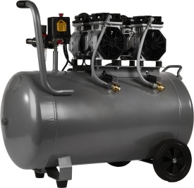 Compresor fără ulei KraftDele KD1398, rezervor 100L, 2 x 1500W, 8 bar, 230V, pentru atelier, garaj și utilizare gospodărească - Img 3
