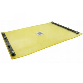 Covor din cauciuc pentru placă compactoare C160, 50 x 74 cm, grosime 5 mm, protecție pentru pavaj și suprafețe sensibile, MaxRom - Img 9