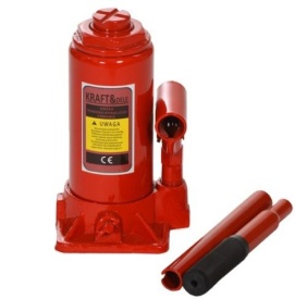 Cric hidraulic tip butelie 10T 127mm KraftDele KD394