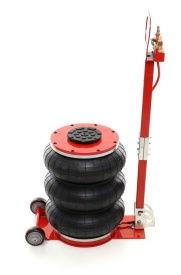 Cric hidraulic tip butelie KraftDele KD369, 4,5T, ridicare 150-400 mm, cu roți pentru manevrare ușoară