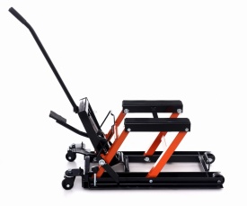 Cric hidraulic tip lift pentru motociclete și ATV KraftDele KD353, platformă stabilă, ridicare 110-400 mm, 500 kg