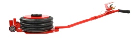 Cric pneumatic tip pernă 6T Mar-Pol M80128, podnoșnik auto cu 3 burdufuri, înălțime max. 40 cm - Img 5