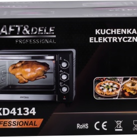 Cuptor electric de bucătărie KraftDele KD4134, 45L, 2000W, cu funcție rotisor, convecție 360° și accesorii incluse - Img 12