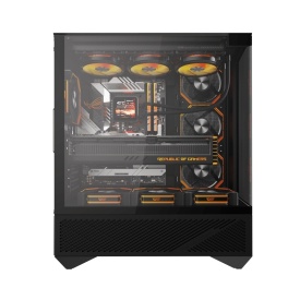DarkFlash Computer Case DY460 Black with 4 ARGB fans - Img 4