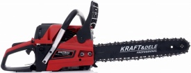 Drujbă pe benzină KraftDele KD5010, 5,9 CP, lamă 40 cm, Easy Start, pompă amorsare, pentru tăiere lemn și lucrări gospodărești - Img 9