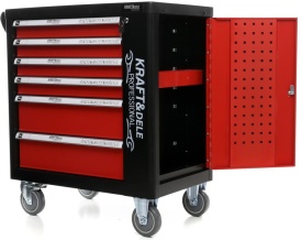 Dulap mobil cu scule 263 piese KraftDele KD362 – cărucior atelier cu 6 sertare și dulap lateral - Img 10
