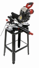 Fierăstrău circular de banc tip pendular KraftDele KD3010 cu laser, bază metalică și disc 250 mm pentru tăieri în lemn - Img 6