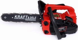 Fierăstrău cu lanț pe benzină KraftDele KD5013, 1,2 CP, lamă 30 cm, Easy Start, pentru grădină și lucrări de întreținere - Img 6