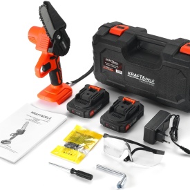 Fierăstrău electric cu acumulator 21V KraftDele KD10642, lamă 4 inch, cu prelungitor pentru tăierea crengilor - Img 8