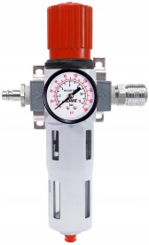 Filtru regulator de presiune pneumatic 1/2 inch MaxRom V81234, cu manometru 0-16 bar și separator de condens - Img 2
