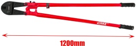Foarfecă profesională VERKE pentru tăiat bolturi, sârmă, bare și lanțuri, 1200 mm, capacitate de tăiere până la 18 mm - Img 4