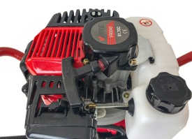 Foreză de pământ pe benzină MaxRom V90040, 2,5 CP, 51,7 CC, pentru găuri în sol la stâlpi, puieți și lucrări de grădină sau șantier - Img 6