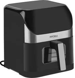 Friteuză cu aer cald fără ulei KraftDele KD4108, 6L, 2000W, display LED, 10 programe, temperatură reglabilă 80-200°C