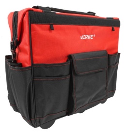 Geantă profesională pentru scule cu roți și mâner telescopic 48x29x44 cm, poliester 1680D, MaxRom V33012 - Img 9