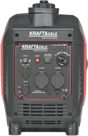 Generator de curent inverter KraftDele KD3163, 3,7 kW, 230V/12V, 2 prize AC, USB, ECO MODE, pornire manuală - Img 4