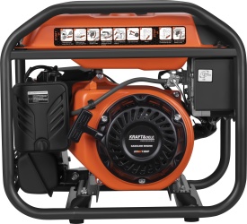Generator de curent inverter KraftDele KD3238, 4 kW, 230/120/110 V, benzină, sinus pur, mod ECO - Img 8