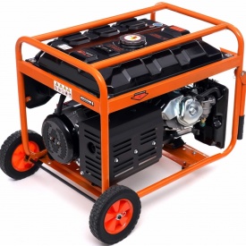 Generator de curent monofazat KraftDele KD164, 5500W, 230V/12V, pornire electrică și manuală, rezervor 25L - Img 6