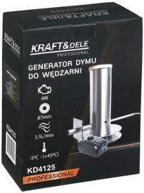 Generator de fum pentru afumătoare KraftDele KD4125, inox, 230V, 4W, reglaj flux aer, pentru afumare uniformă - Img 6