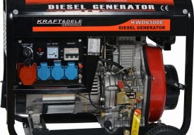 Generator Diesel 6500W 12V/230V/380V – KraftDele KD120 | AVR | Trifazic - Img 5